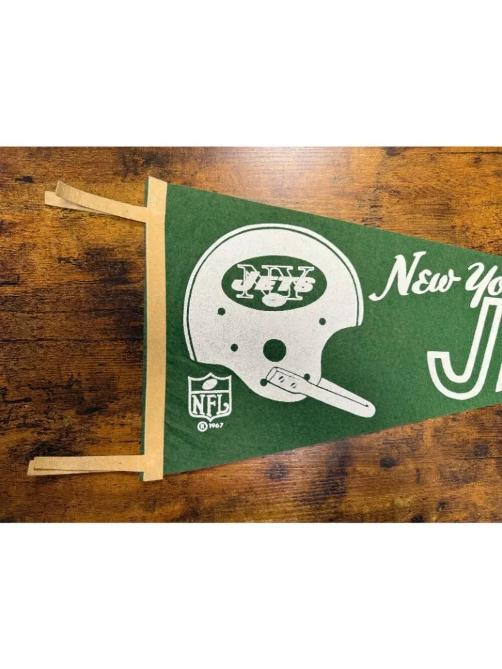 Vintage 1967 NFL New York Jets pennant